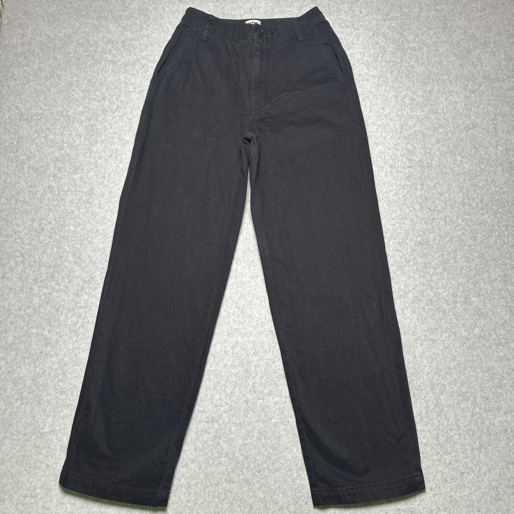 Sunday Best Aritzia Jaden High Rise Organic Cotton Black Chino Pants Sz 2